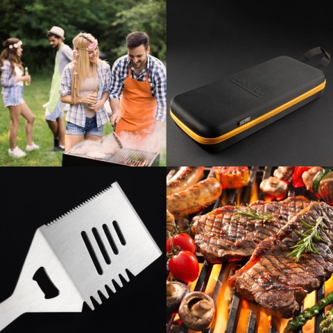 BBQ LEGEND SET - ZESTAW DO GRILLOWANIA ETUI MATY