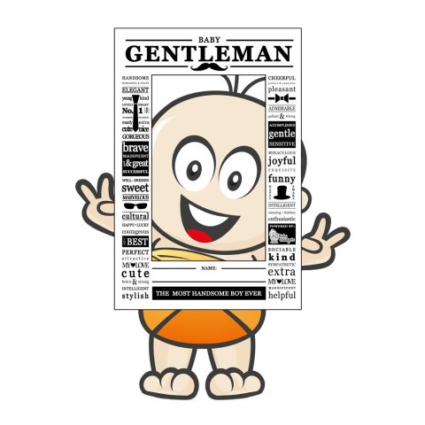 BABY GENTLEMAN - BODY - ROZMIAR 68