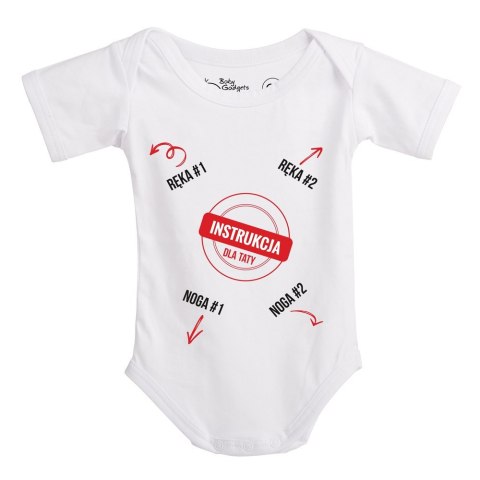 BABY INSTRUCTIONS BODZIAK Z NAPISAMI INSTRUKCJA