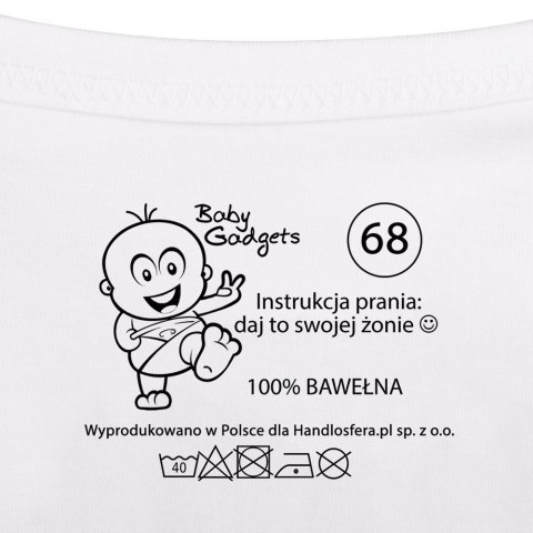 BABY INSTRUCTIONS BODZIAK Z NAPISAMI INSTRUKCJA