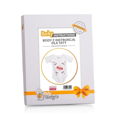 BABY INSTRUCTIONS BODZIAK Z NAPISAMI INSTRUKCJA