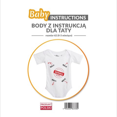 BABY INSTRUCTIONS BODZIAK Z NAPISAMI INSTRUKCJA