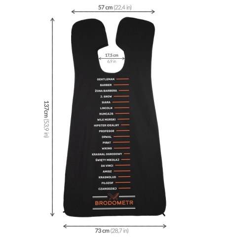 BRODOMETR FARTUCH DO BRODY ZESTAW DLA BRODACZA