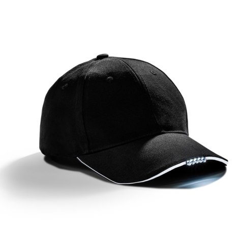 CZAPKA LED Z LATARKĄ W DASZKU DLA MECHANIKA DIODY