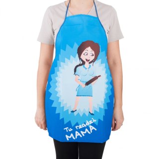 FARTUSZEK TU RZĄDZI MAMA FARTUCH KUCHENNY DLA MAMY