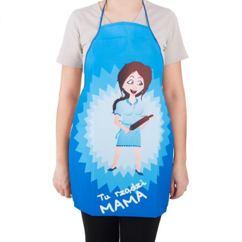 FARTUSZEK TU RZĄDZI MAMA FARTUCH KUCHENNY DLA MAMY