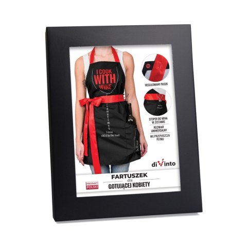 FARTUSZEK DLA GOTUJĄCEJ KOBIETY KUCHENNY POLSKI