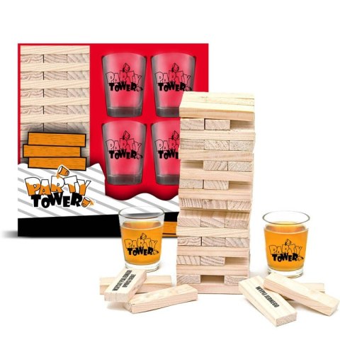 IMPREZOWA WIEŻA Z KIELISZKAMI GRA IMPREZA DOMÓWKA