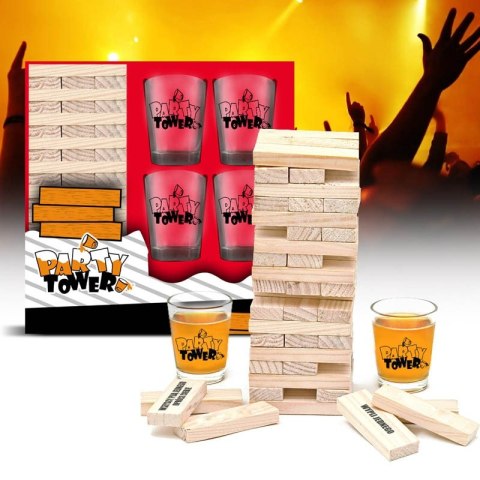 IMPREZOWA WIEŻA Z KIELISZKAMI GRA IMPREZA DOMÓWKA