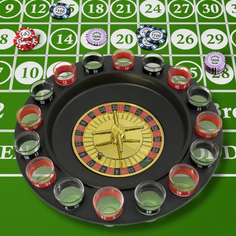 IMPREZOWA RULETKA Z KIELISZKAMI GRA IMPREZA ALKO