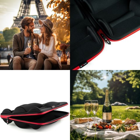 KIELISZKI PROSECCO SZAMPAN W ETUI DIVINTO AVANT