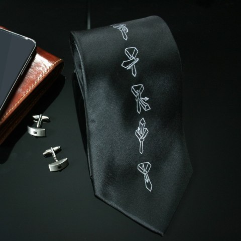 KRAWAT Z INSTRUKCJĄ