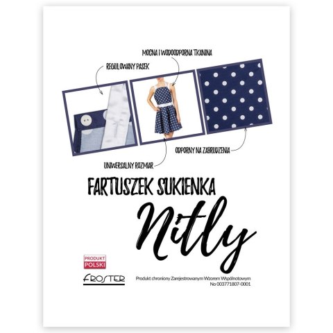NITLY DOT FARTUSZEK SUKIENKA PREZENT DZIEŃ KOBIET