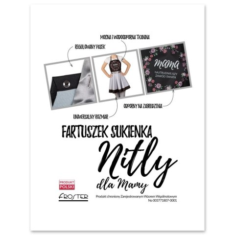 NITLY DLA MAMY FARTUSZEK SUKIENKA NA DZIEŃ MATKI