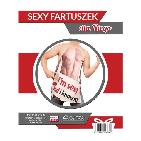 SEXY FARTUSZEK DLA NIEGO PREZENT OSIEMNASTKA