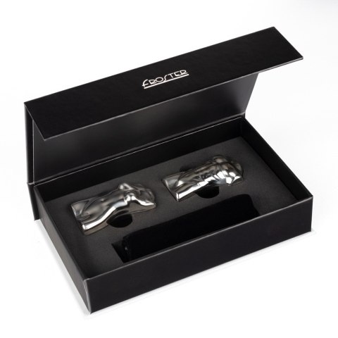 2 METALOWE KOSTKI DO DRINKÓW PREZENT PARAPETÓWKA