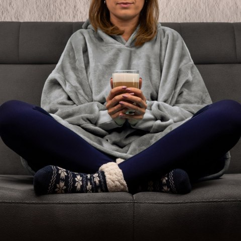 BLUZAIR KOCOBLUZA OVERSIZE POLSKA FUTRZAK PODUSZKA