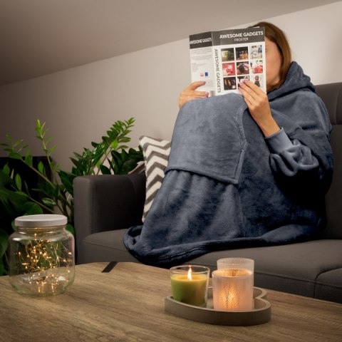 BLUZAIR SUPER MAMA - BLUZA KOC - SZARY - PREZENT NA DZIEŃ MAMY