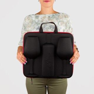 ETUI NA WINO 2 DUŻE KIELISZKI WALENTYNKI ROCZNICA