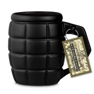 GIGANTYCZNY KUBEK GRANAT CZARNY PREZENT DZIEŃ OJCA