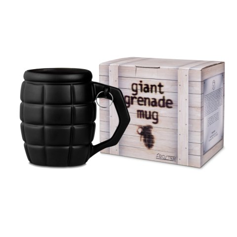 GIGANTYCZNY KUBEK GRANAT CZARNY PREZENT DZIEŃ OJCA