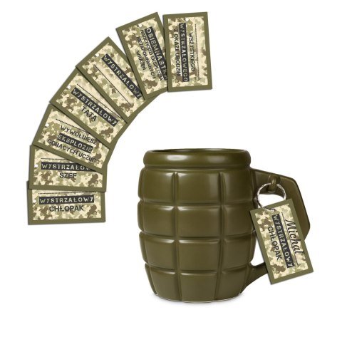 GIGANTYCZNY KUBEK GRANAT ZIELONY NA DZIEŃ OJCA