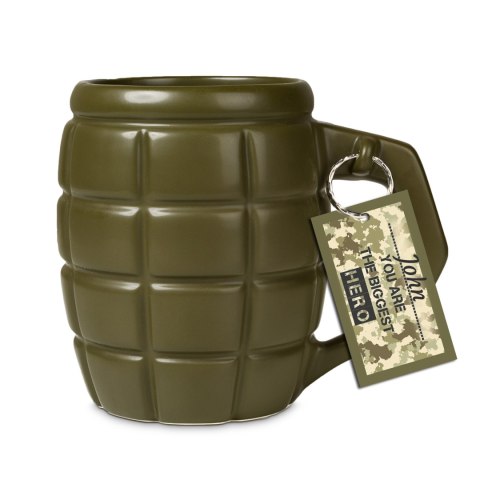 GIGANTYCZNY KUBEK GRANAT ZIELONY NA DZIEŃ OJCA