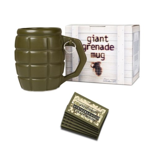 GIGANTYCZNY KUBEK GRANAT ZIELONY NA DZIEŃ OJCA