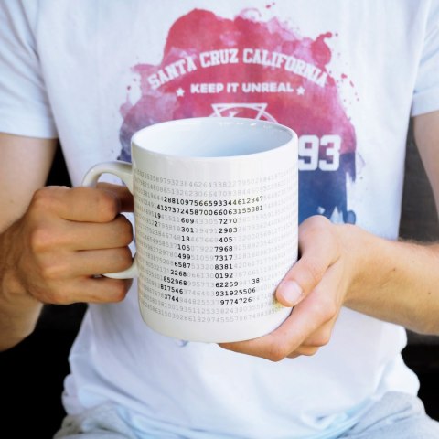 GIGANTYCZNY KUBEK MATEMATYKA PREZENT NAUCZYCIELA