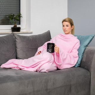 KOCYK SZLAFROK JASNY RÓŻ PREZENT ŻONY DZIEWCZYNY