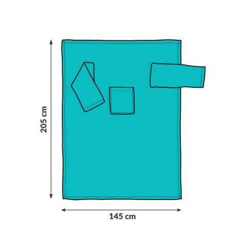 KOCYK SZLAFROK MIĘTOWY PREZENT DLA ŻONY DZIEWCZYNY