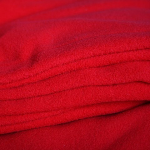 KOCYKO SZLAFROK CZERWONY KOC Z RĘKAWAMI DLA MAMY