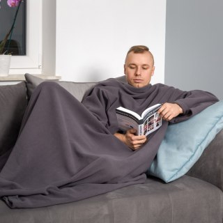 KOCYKO - SZLAFROK GRAFIT PREZENT DLA MĘŻA CHŁOPAKA