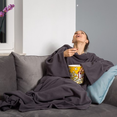 KOCYKO - SZLAFROK GRAFIT PREZENT DLA MĘŻA CHŁOPAKA