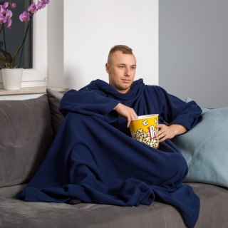 KOCYKO - SZLAFROK GRANATOWY PREZENT MĘŻA CHŁOPAKA