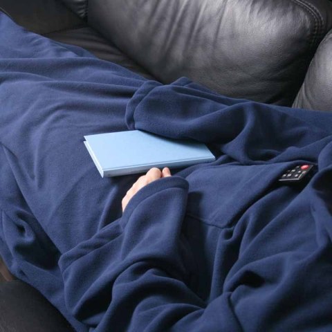 KOCYKO - SZLAFROK GRANATOWY PREZENT MĘŻA CHŁOPAKA