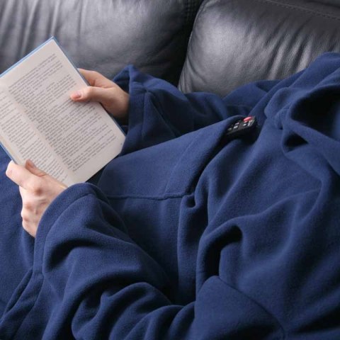 KOCYKO - SZLAFROK GRANATOWY PREZENT MĘŻA CHŁOPAKA