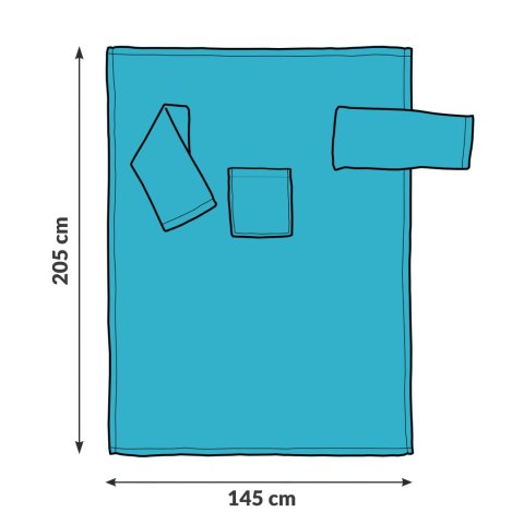 KOCYKO - SZLAFROK NIEBIESKI DLA MAMY DZIEŃ MATKI