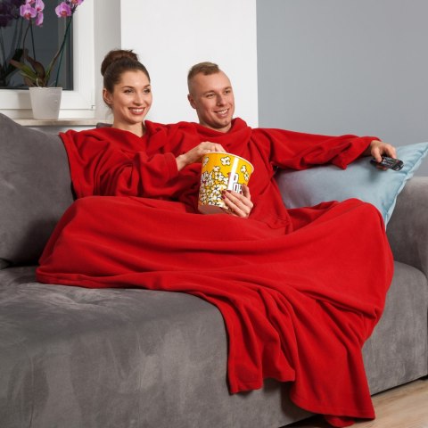 KOCYKO - SZLAFROK DLA PARY CZERWONY PREZENT ŚLUBNY