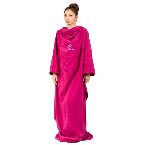 KOCYKO-SZLAFROK SUPER MAMA - FUKSJA - PREZENT NA DZIEŃ MAMY