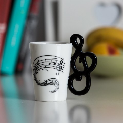 KUBEK MUZYKA KLUCZ WIOLINOWY MUZYCZNY KUBECZEK