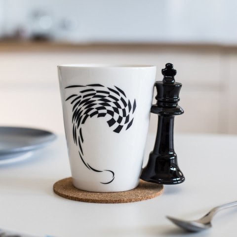 KUBEK SZACHISTY KRÓL PREZENT DLA UCZNIA MATURZYSTY