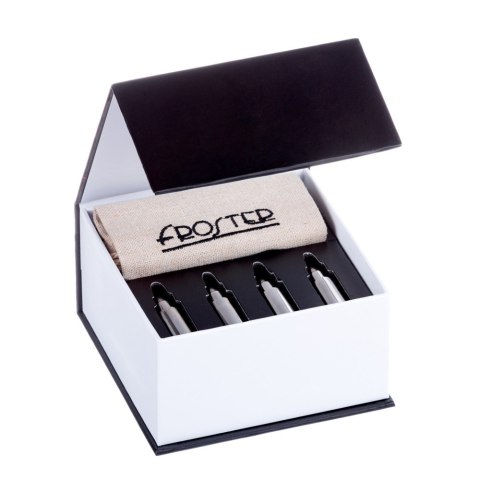 METALOWE POCISKI DO DRINKÓW - SREBRNE