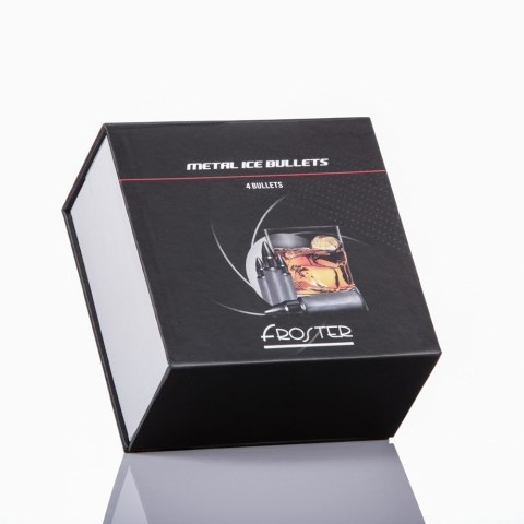 METALOWE POCISKI DO DRINKÓW - SREBRNE