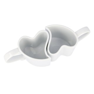 ZAKOCHANE KUBKI BIAŁY ZESTAW KOMPLET MĄŻ ŻONA ŚLUB