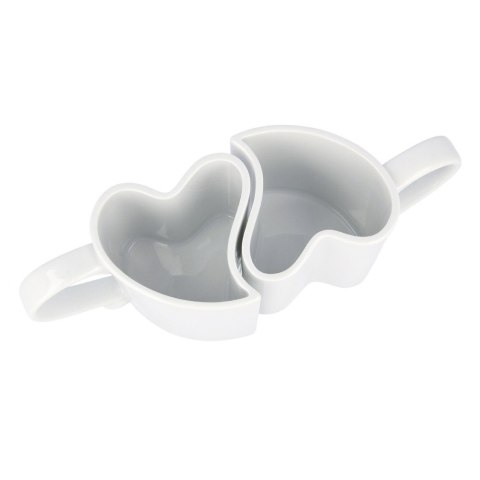 ZAKOCHANE KUBKI BIAŁY ZESTAW KOMPLET MĄŻ ŻONA ŚLUB