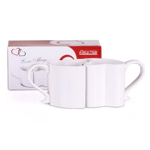 ZAKOCHANE KUBKI BIAŁY ZESTAW KOMPLET MĄŻ ŻONA ŚLUB
