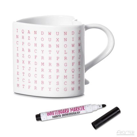 ZASKAKUJĄCY KUBECZEK WYKREŚLANKA UKRYTA WIADOMOŚĆ