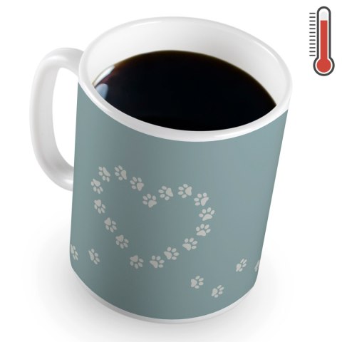 ZASKAKUJĄCY KUBEK PIESEK TERMOAKTYWNY WALENTYNKI