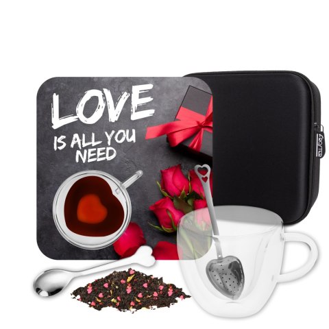 ZESTAW PREZENTOWY - LOVE IS ALL YOU NEED - PREZENT NA ŚLUB, WALENTYNKI